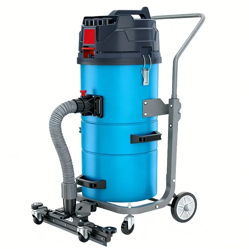 TJ5400FP Small Industrial Electric Vacuum Cleaner 5400W High Suction Power Stainless Steel Dust Collection for Garage