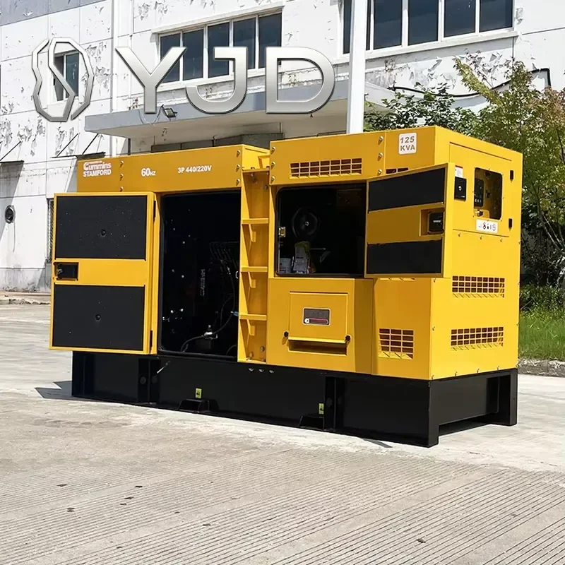 Hot Sale High Quality Engine Portable Power Generator Silent Canopy Generator Set 80KW 100kVA Auto Start Remote