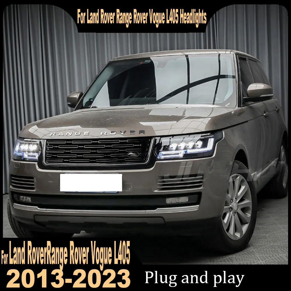 Car Headlights For Land Rover Range Rover Vogue L405 2013-2023 LED Front Lights Modified 2024 HeadLamps Assembly