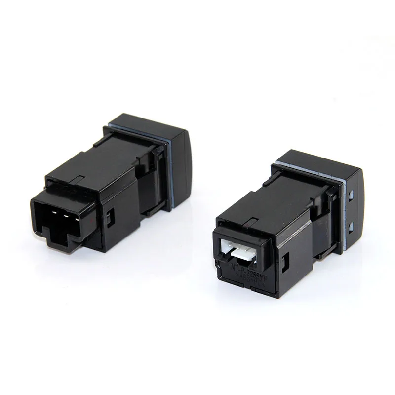 1PC Quick Car Phone Charger Socket Dual USB PD Type C Charging Outlet Fuse Box Power Adapter For Toyota Prado 18-19 Corolla