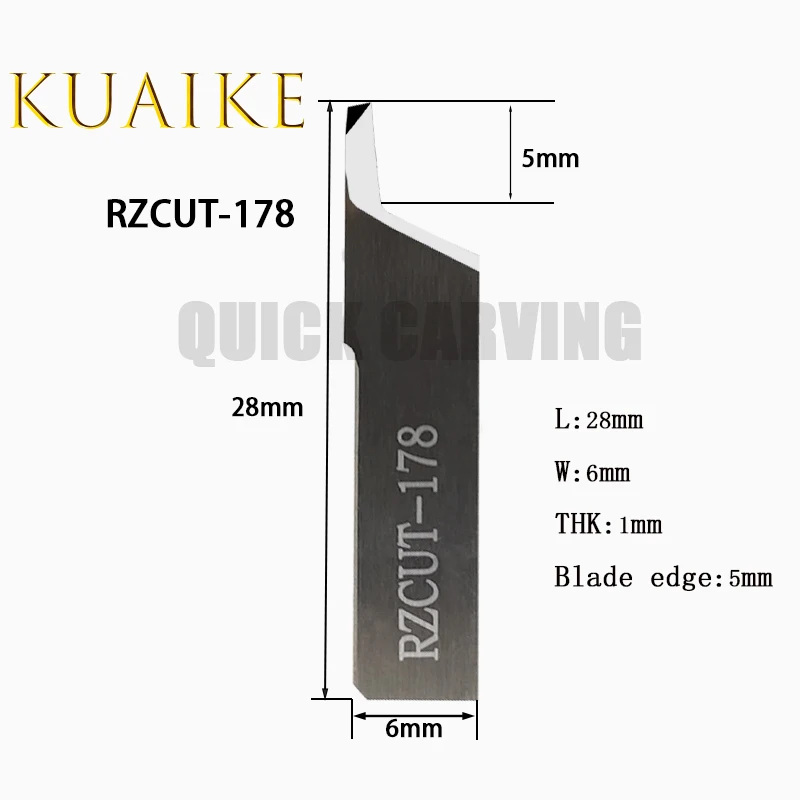 10PCS RUIZHOU Oscillating Knife Vibration Cutter CNC Digital Vibrating Cutting Machine Blade RZCUT-142 176 178 140 186 27 37 47