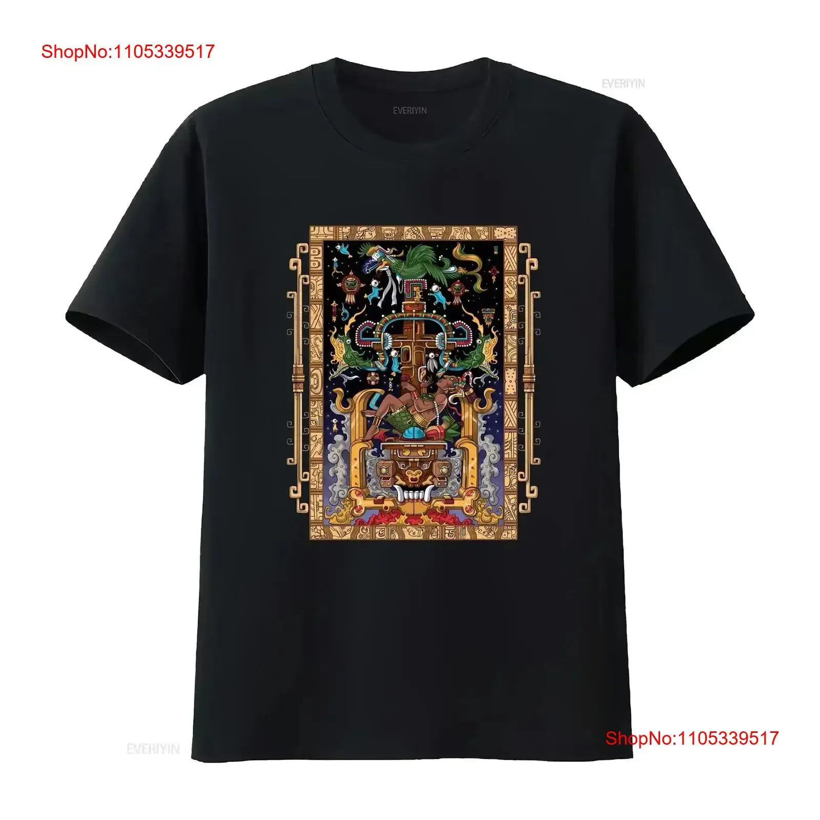 Camiseta con diseño del antiguo rey maya Pakal, dios azteca, civilización, mitología, talla S 5XL, estilo vintage, lavado, versátil, ropa de calle, suave, vintage