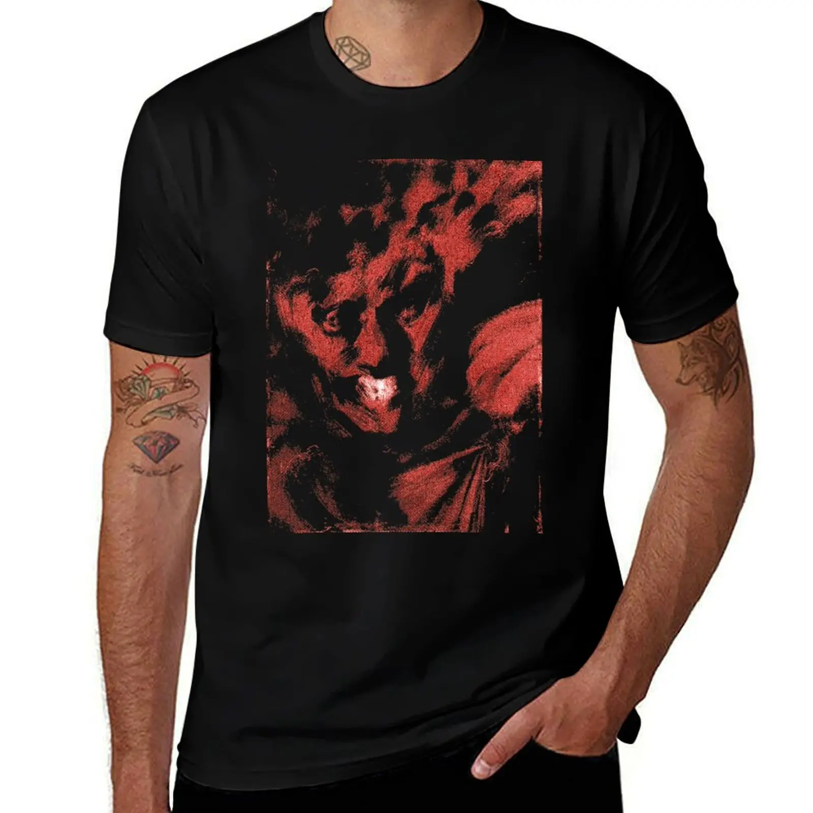 

Disco Elysium -Half Light T-Shirt t shirt man plain t shirt for man 100 percent cotton man t shirts for men T-Shirt