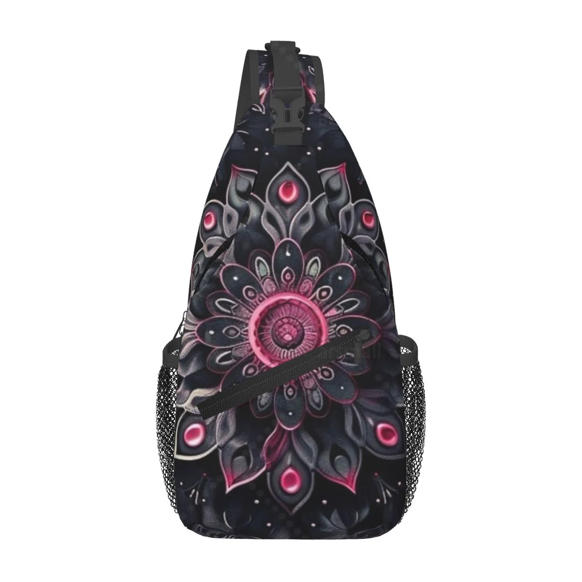 

Bohemian Pattern Sling Bag Travel Crossbody Backpack Chest Bags Lightweight Casual Shoulder Daypack for Sport Hiking