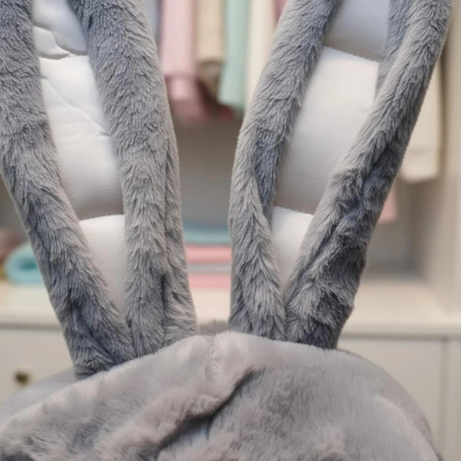 

Hare Ear Hood Cute Cuddly Hare Hat Soft Hare Headwear Photo Prop for Teens, Cosplay