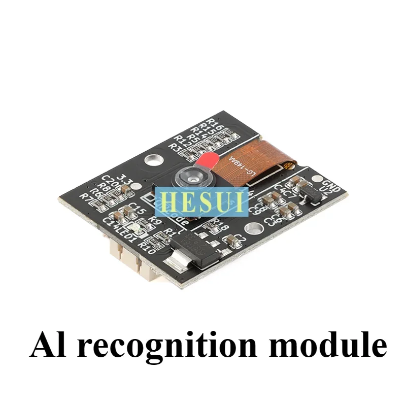 Module de vision artificielle, module de détection par reconnaissance visuelle d’images, détecteur de reconnaissance du corps humain avec caméra dotée d’un algorithme et d’une sortie série.