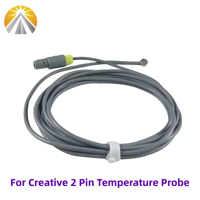 Reusable Medical Temp Probe ผู้ใหญ่ทนทาน 10K ผิวอุณหภูมิพื้นผิว Sensor 2 Pin สําหรับ Creative PC1000 UP6000 ผู้ป่วย