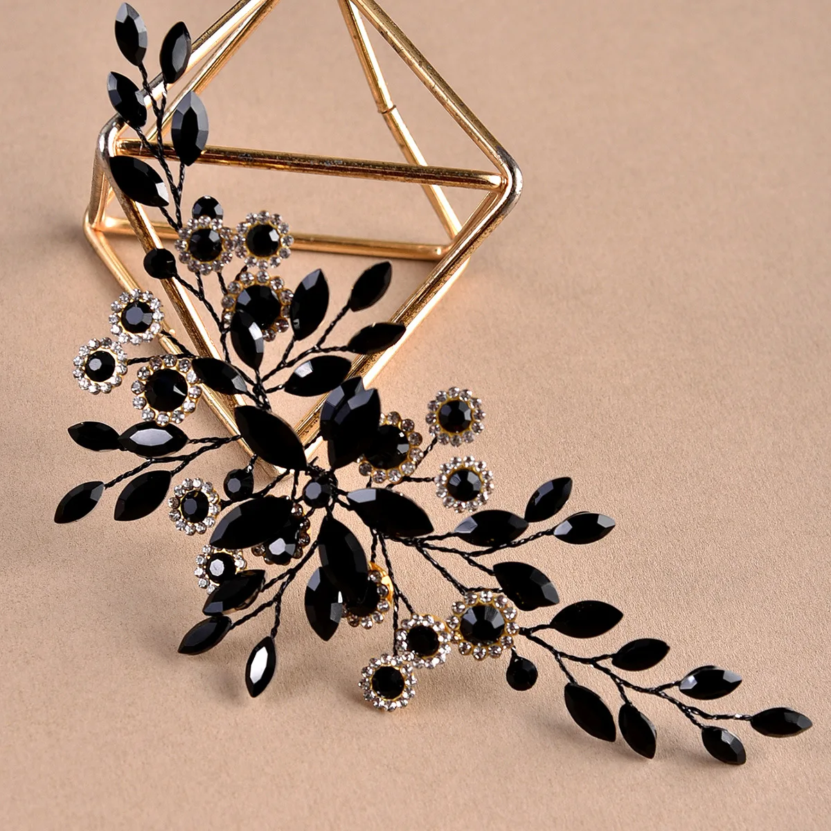 

Glass Eye Drill Hair Accory Bla Blue een Faion Jewelry Alloy Embedded Artificial Gem f Gem