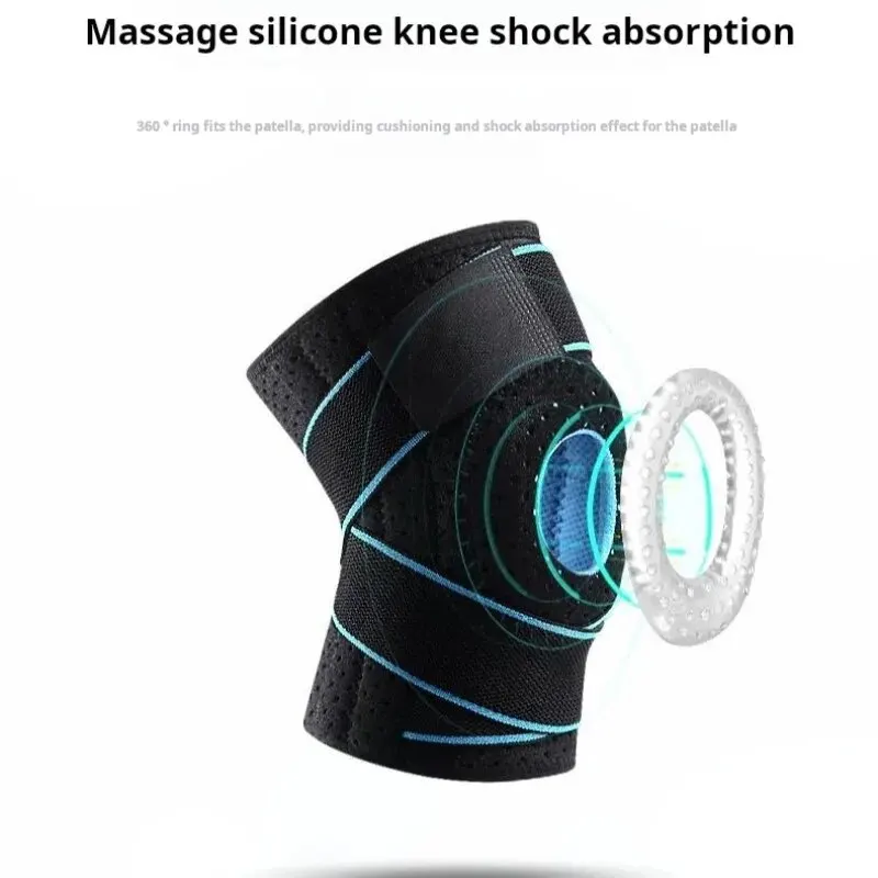 1PC Knee Brace with Side Stabilizers for Meniscus Tear Knee Pain ACL MCL Injury Recovery Adjustable Knee Support Men and Women