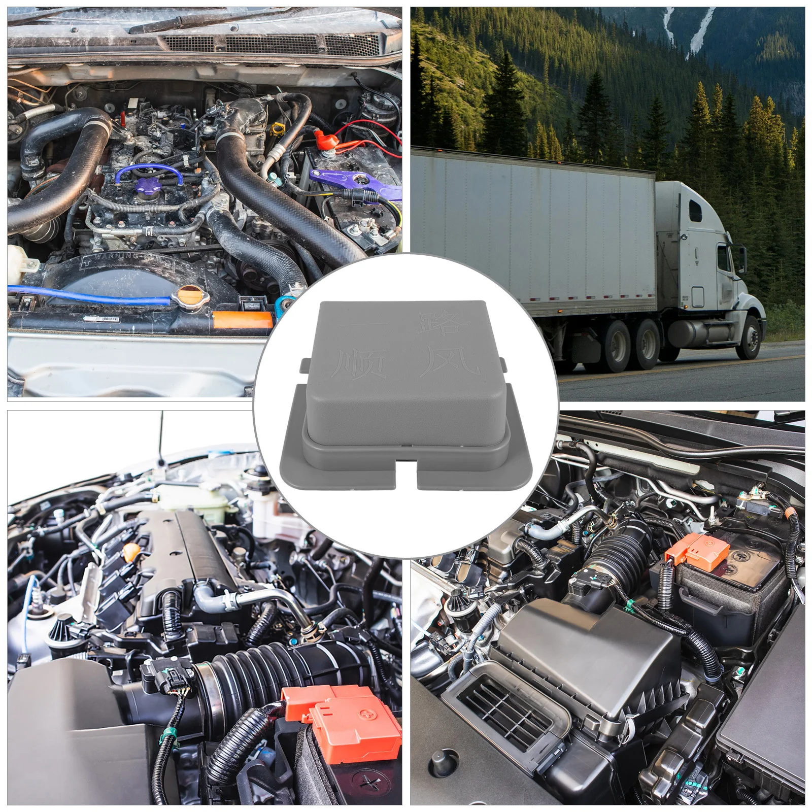 

Truck Oil Tank Cover Protective Cap Detachable Plastic Shield Scratch Resistant Fuel Tank Seal Replacement Cap