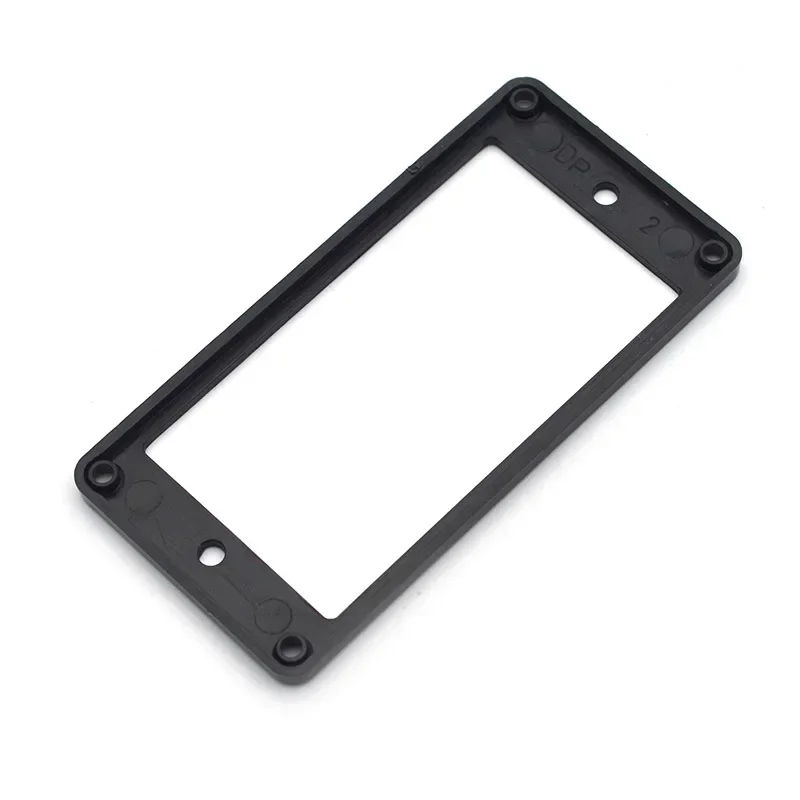 2Pcs Flat Plastic 92*45.5MM 6String Humbucker Pickup Frame Mounting Ring for Electric Guitar Black/White/Cream