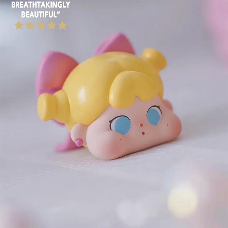 QOQO MINIFACE Pink Birthday Series Mini Blind Box Guess Bag Mystery Box Toys Doll Cute Anime Figure Desktop Ornaments Gift