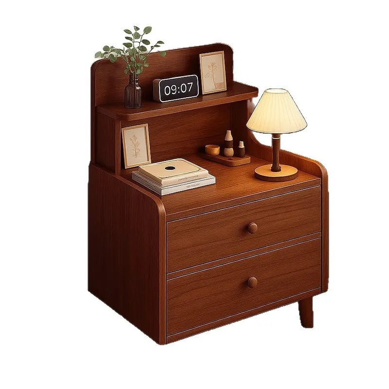 

Bedside table Simple modern medieval locker Small simple bedroom Household simple storage Bedside rack