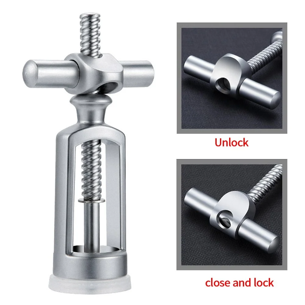 Restaurant KTV Bar Tools Wine Bottle Opener Stainless Steel Corkscrew Leverage Home Durable Vintage Practical Portable Hotel - view 5
