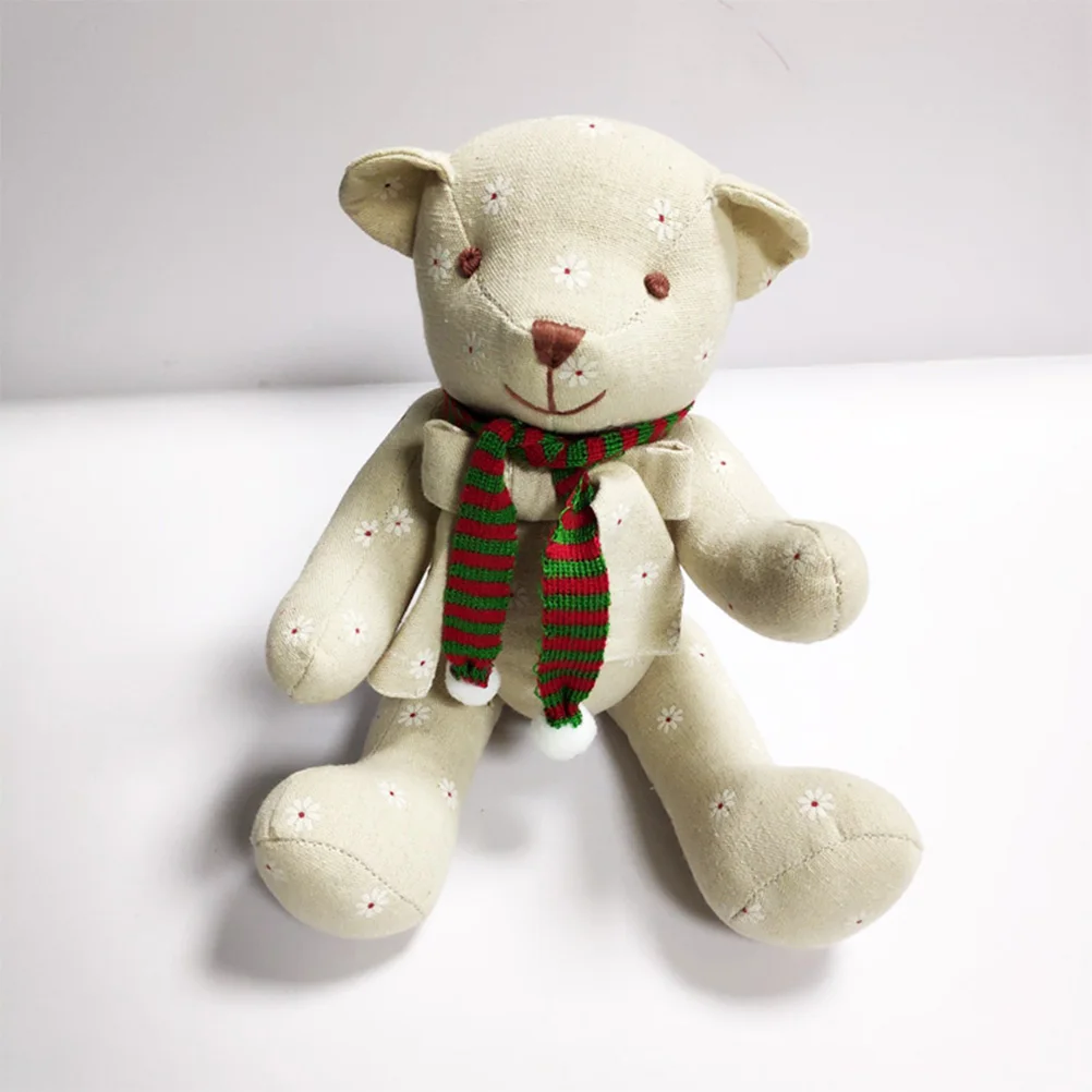 

5Pcs Christmas Mini Scarves Knitted Red Green 1x15cm Striped Decorative Neck Scarves for Wine Bottles Snowman Xmas Props