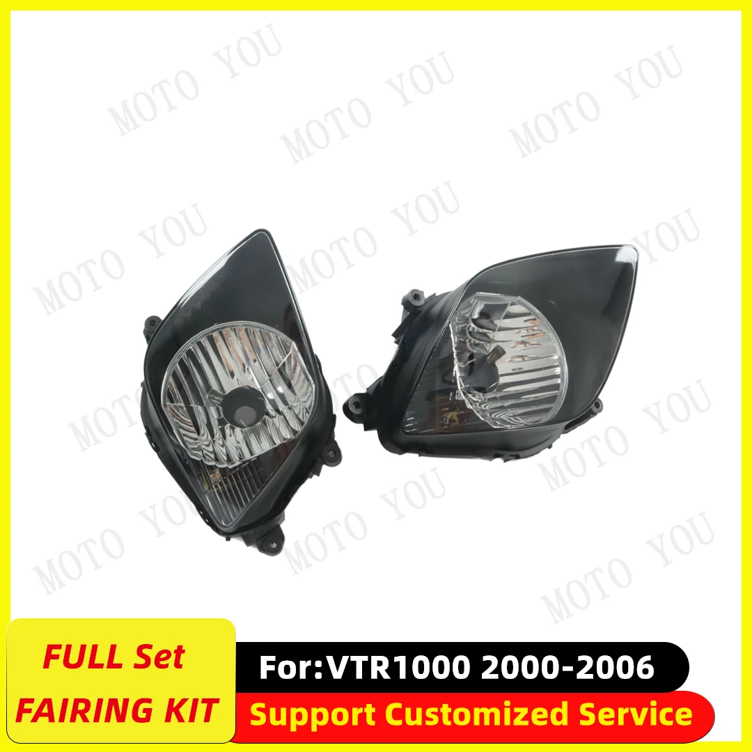 

Motorcycle Headlight Assembly For Honda VTR1000 SP1 SP2 VT 1000RC 2000-2006 2001 2002 2003 2004 2005 VTR 1000 SP1 SP2 Headlamp
