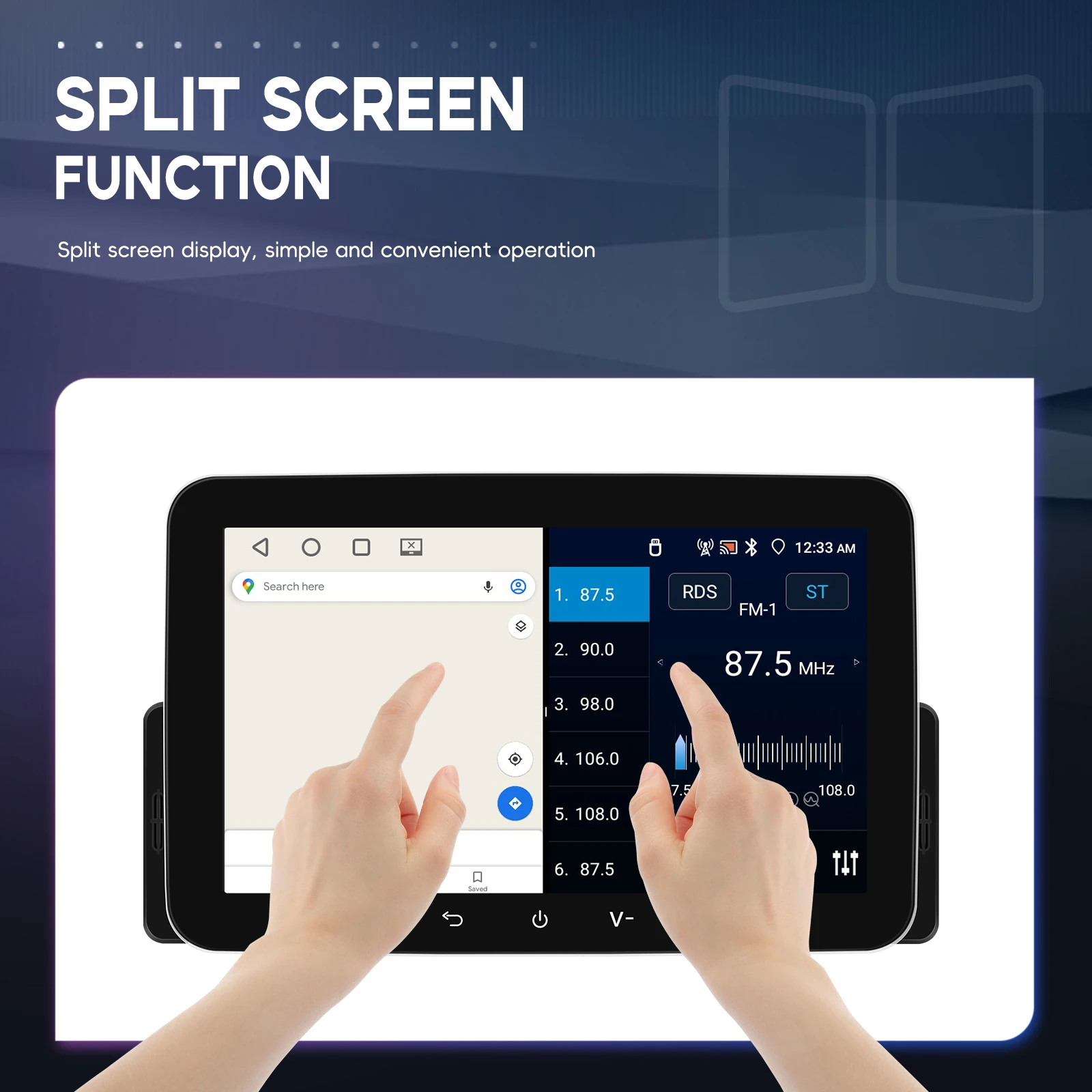 Camecho 4 + 64G أندرويد 1 الدين راديو السيارة 7 ''IPS شاشة مشغل وسائط متعددة لاسلكي Carplay أندرويد السيارات نظام تحديد المواقع ستيريو واي فاي ميرورلينك