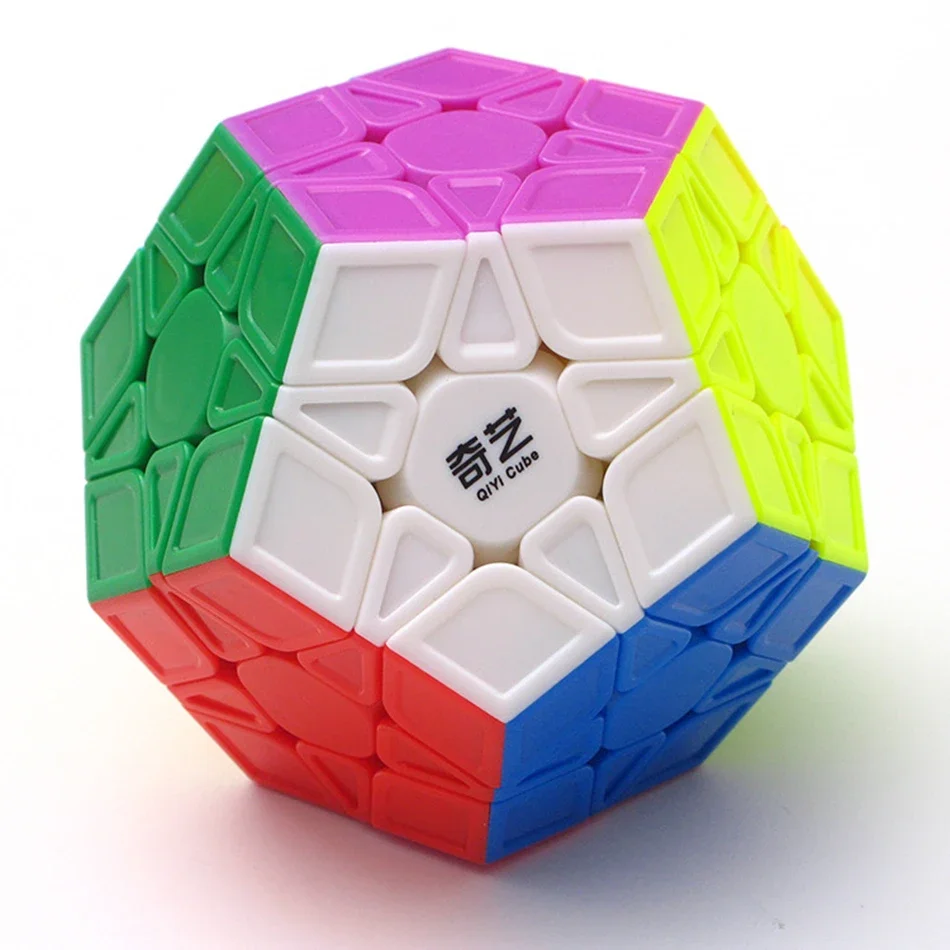 [ECube] QiYi Qiheng S Megaminx Magic Speed Cube Stickerless Professional Antistress Puzzle Fidget Toys Children's Gifts