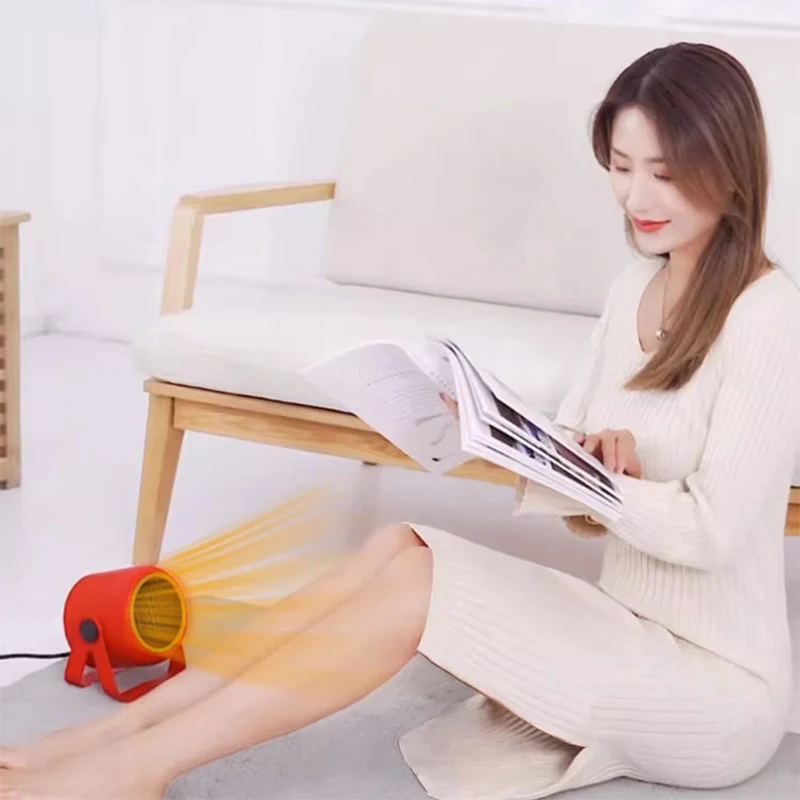 소형 사무실 발 전기 휴대용 온열기, 데스크탑 히터 NFJ-02, 기숙사 가정용, 500W 열풍, 미니 가정용, 간단한 히터