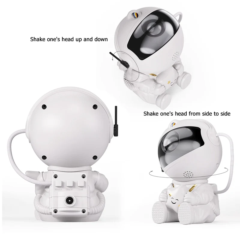 Star Projector Galaxy Night Light Astronaut Nebula Galaxy Space Projector Starry Nebula Gift for Kids Adults for Bedroom