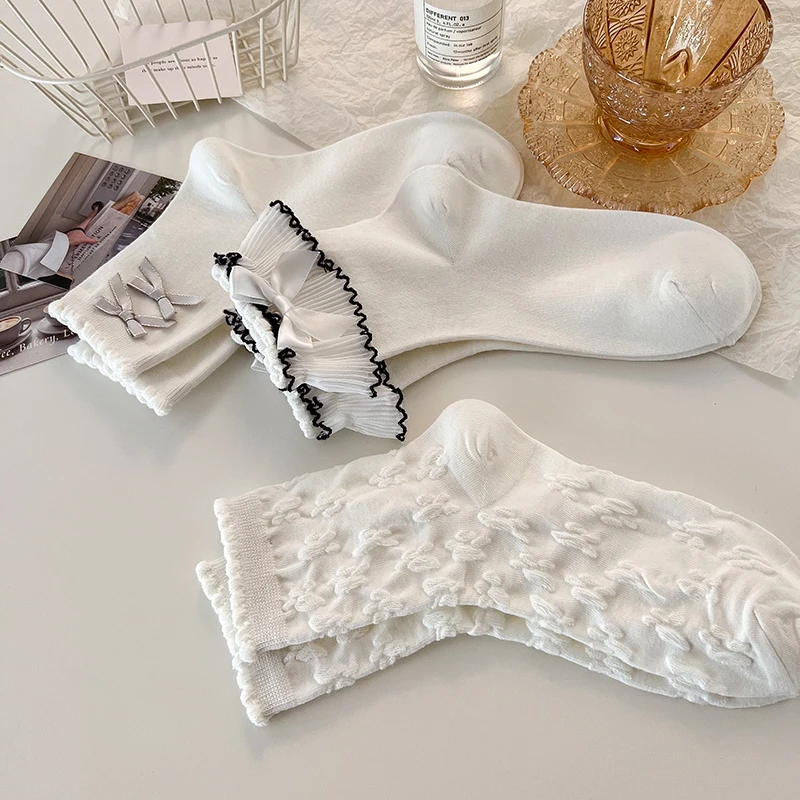 Spring/Summer Lolita Accessories Socks New Adult Fold Lace Set