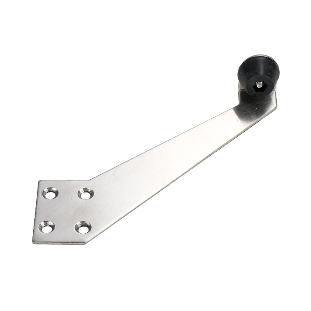 Stainless Steel Door Buffer with Mute Rubber Tip to Reduce Noise and Protect Walls on Swing Doors and Entry Doors