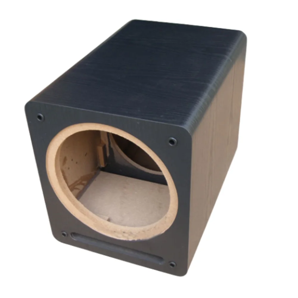 DIY modyfikacja dźwięku pojazdu, 1 szt. 8-calowy głośnik Subwoofer puste pudełko, głośnik pasywny drewniane pudełko, obudowa głośnika