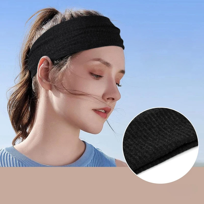 

Wash Your Face And Go Out For Outdoor Running Sweat-Absorbing Headscarf Fashionable Sports Headband For Women