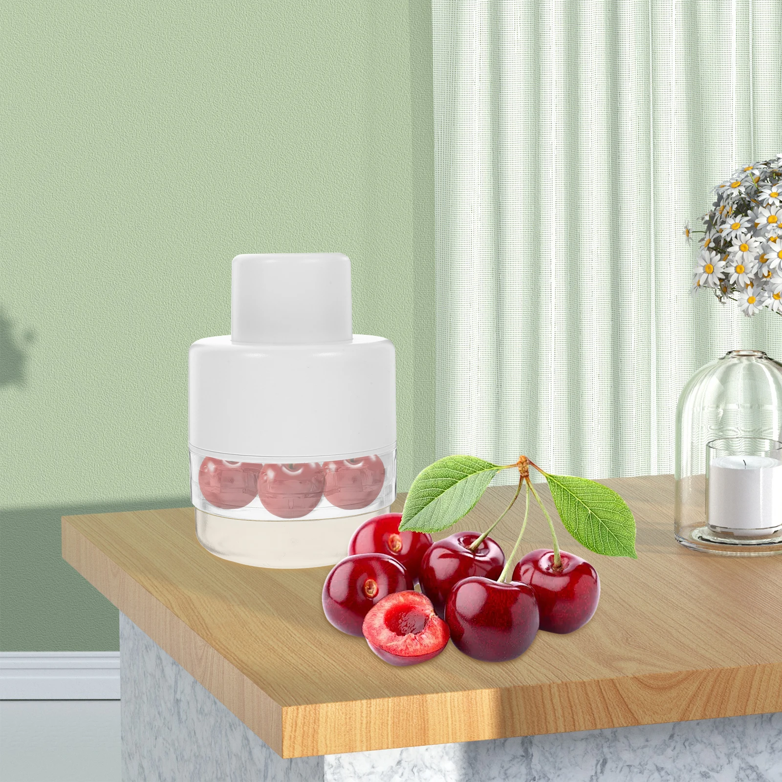 

Cherry Pitter Pitting Tool Remover Efficient Pit Extractor Peach Corer Strawberry Corer Remover Steel Cherry Date