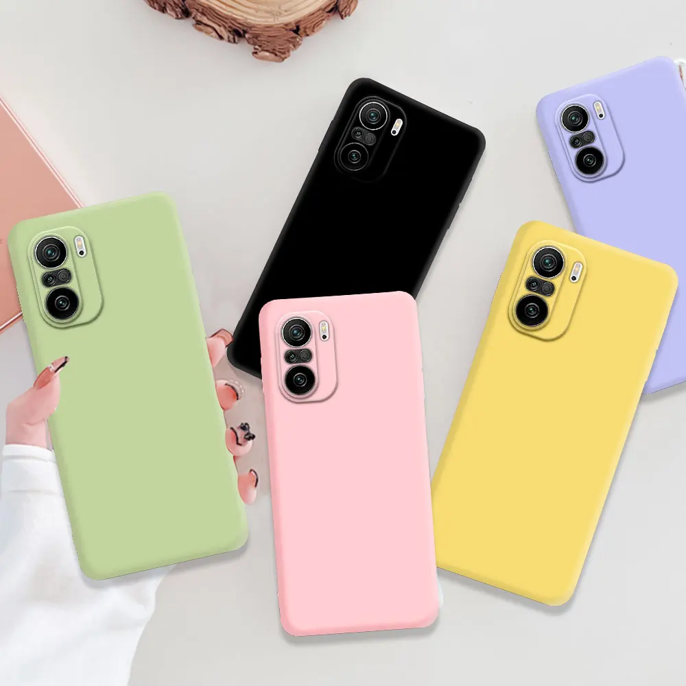 For Xiaomi Poco F3 Case Fashion Soft Silicone TPU Back Cover For Xiaomi Poco F3 Phone Cases For Redmi K40 Pro Fundas Coque