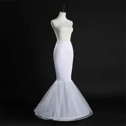 Hot Sale One Hoop Mermaid Petticoats Cheap Women Skirt Underskirt Wedding Petticoat For Mermaid Dress Velo De Novia 2025