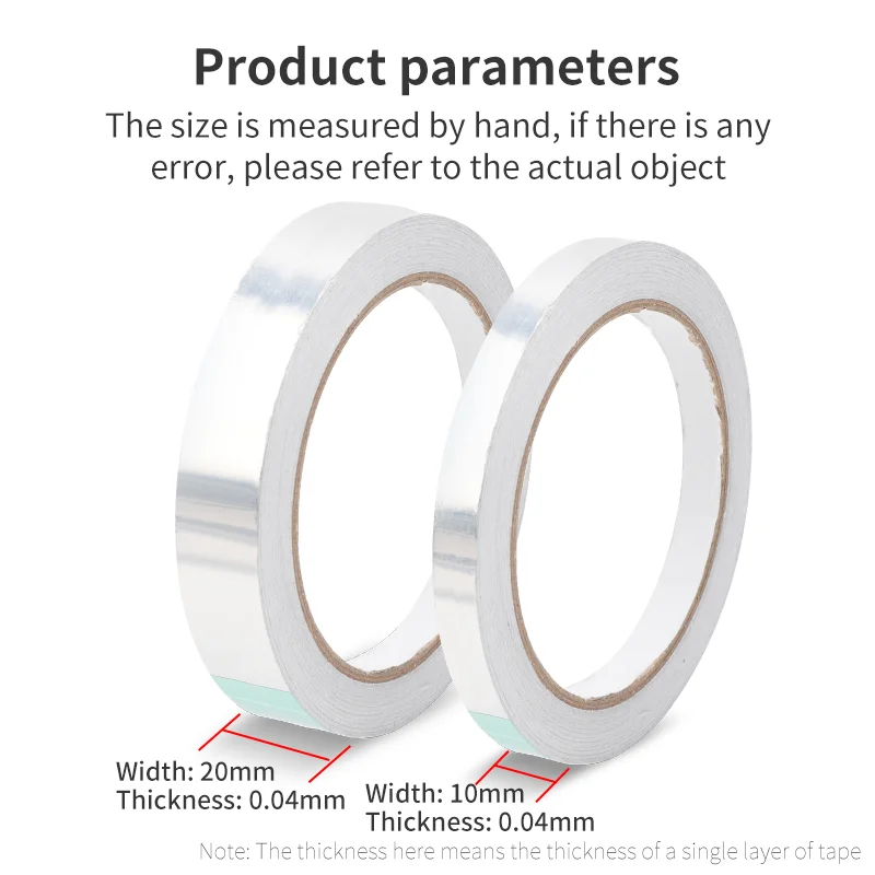 شريط رقائق الألومنيوم موصل لوكسيانزي ، درجة حرارة عالية للهاتف ، أداة إصلاح لحام بب ، العزل الحراري ، أشرطة رقائق القصدير ، 20 متر ، 40 متر