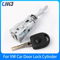 CHKJ Car Door Lock Cylinder for VW New santana Jetta Polo Tiguan Left Front Main Door Lock Core Locksmith Tools