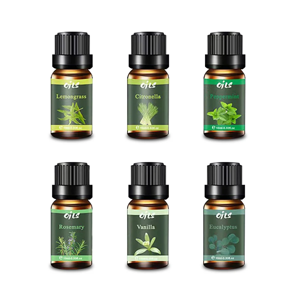 Diffuser For Home 10ml Eucalyptus Vanilla Mint Essential oil Candle Aromatherapy oil diffuser Car perfume Air freshener Aromathe