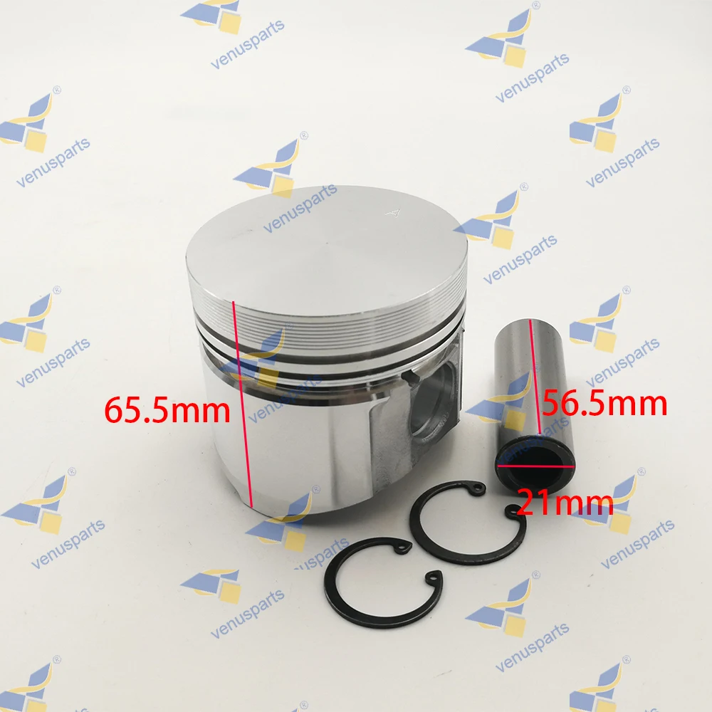 3TNA72 Overhaul Rebuild Kit for Yanmar Piston Rings Cylinder Liner Engine Parts STD 72*1.5+1.5+3.5mm