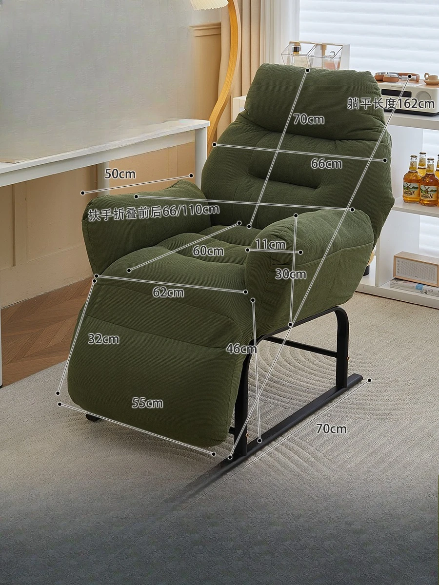 

Folding bed dormitory recliner can lie down and sit dual-purpose maternity chair lazy