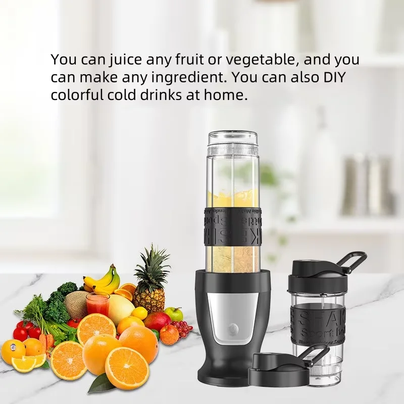 Double Cup Multifunction EU Fruit Mixers Juicers Portable Electric Juicer Blender Fruit Juicer Cup Food Milkshake Juice Maker