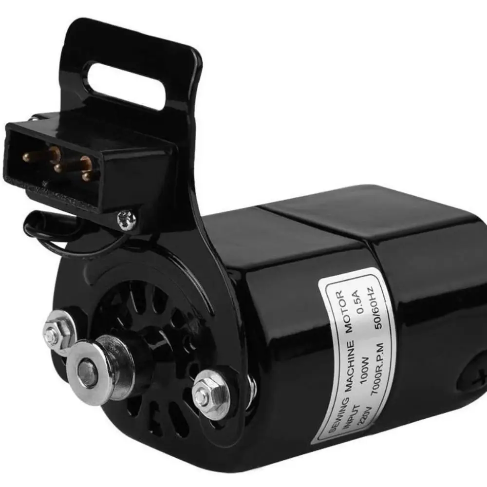 220V 100W Sewing Machine Motor 7000 RPM Durable Home Sewing Machine Parts Counterclockwise Rotation Safety Protection