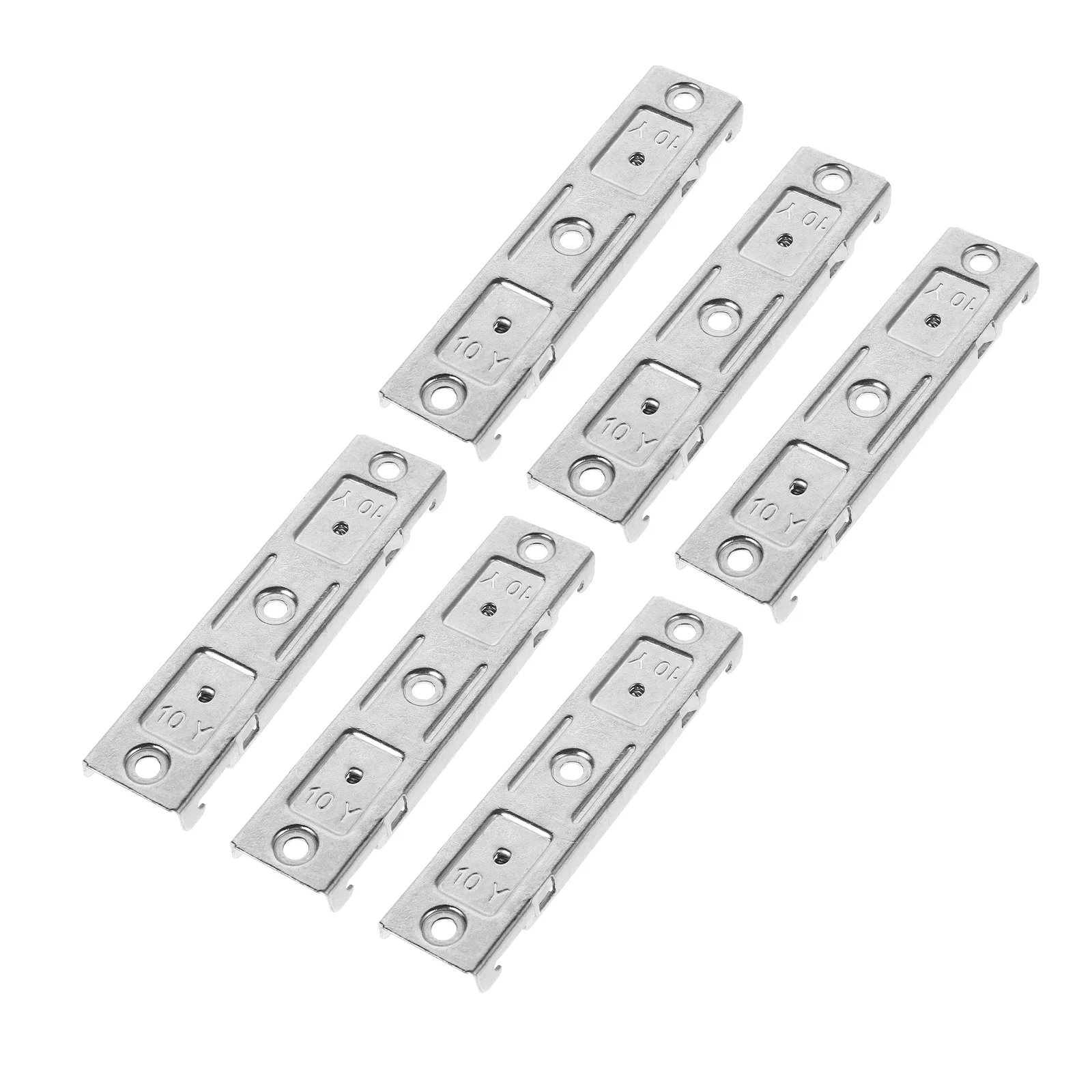 I codici di installazione del binario per tende in acciaio inossidabile da 6 pezzi monta staffe in ferro per carichi pesanti flessibili e pieghevoli