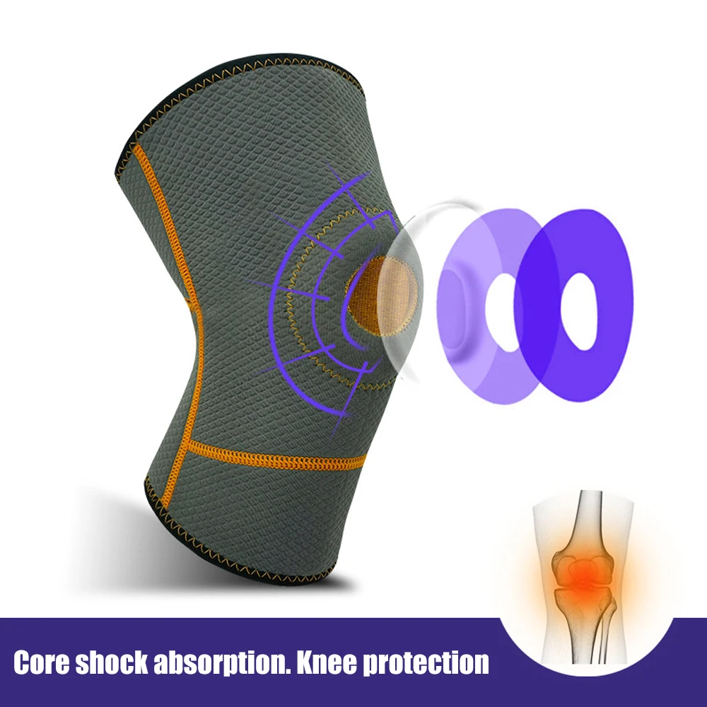 1PCS Fitness Running Cycling Knee Support Braces Elastic Neoprene Sport Compression Knee Pad Sleeve for Basketball Volleyball