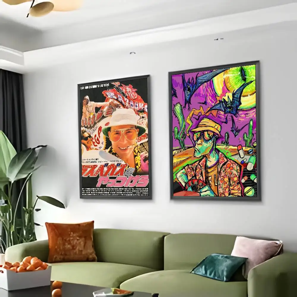 ملصق لوحة ملصق من Fear Loathing Las Vegas مع مطبوعات هدية تزيين غرفة النوم وغرفة المعيشة