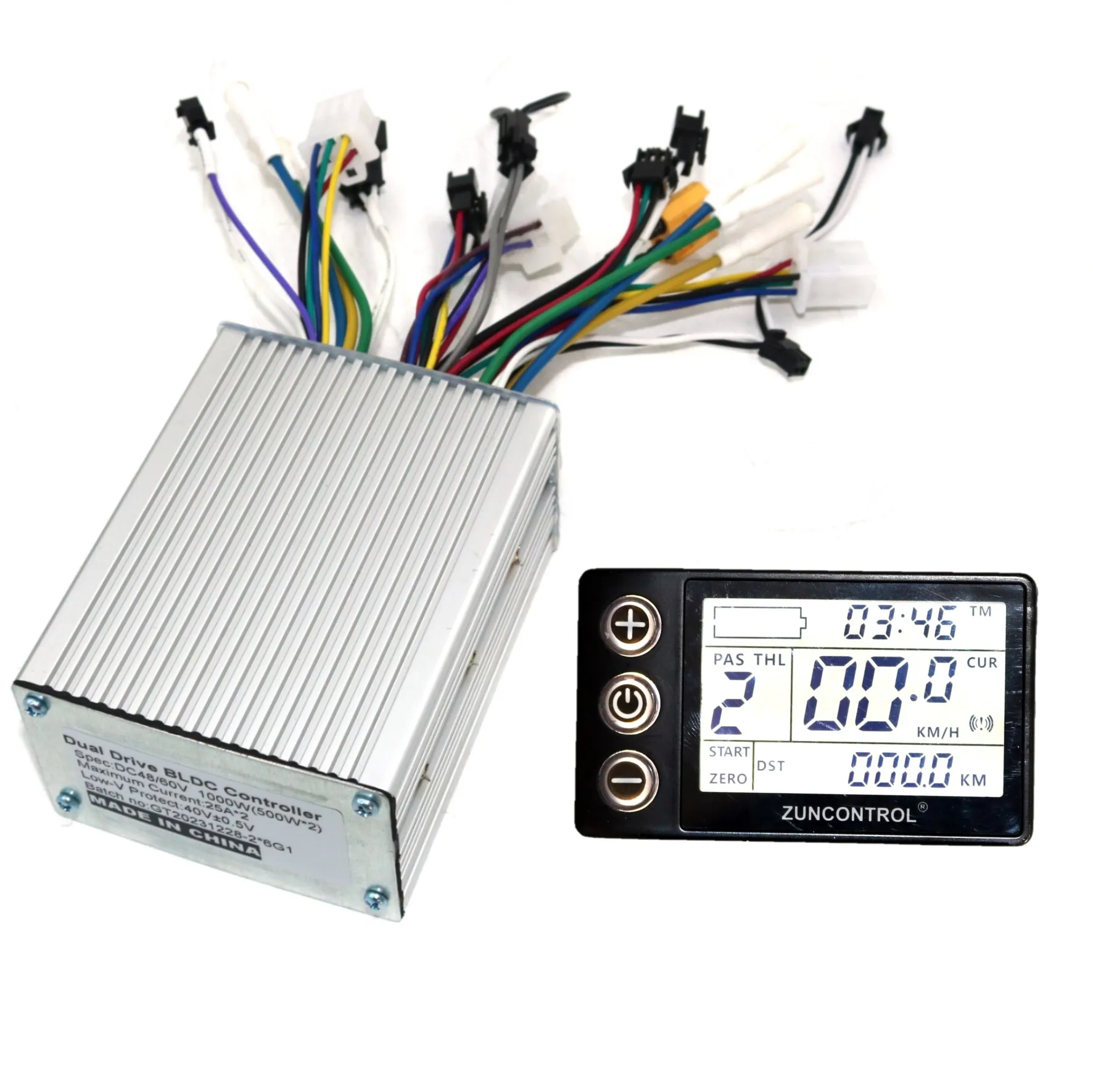 YAO Dual drive 6MOSFET 48/60V 1000W (500W * 2) brushless DC electric scooter controller+S866 LCD set