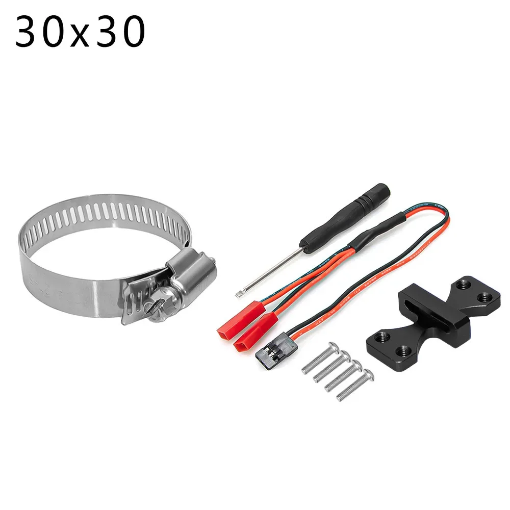 RC Adjustable Motor Cooling Dual Fan Base Suitable for Installing 36, 40, 42, 49 Motor Cooling Fins