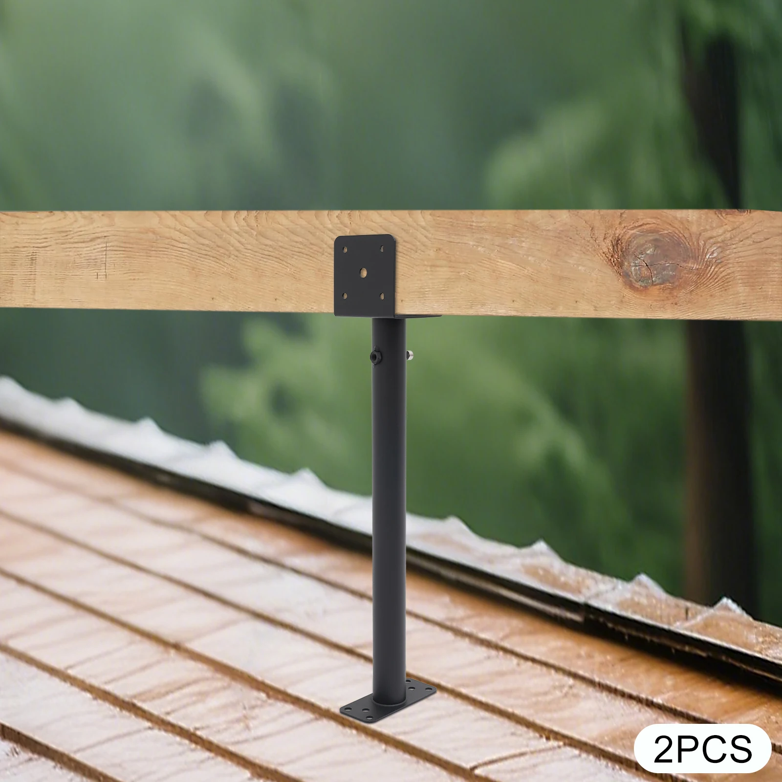 2PCS Roofs Riser Beam Brackets Stainless Steel Heavy Duty Roof Wood Beam Mounting Brackets Saddle Roof Riser for Patio Pergolas