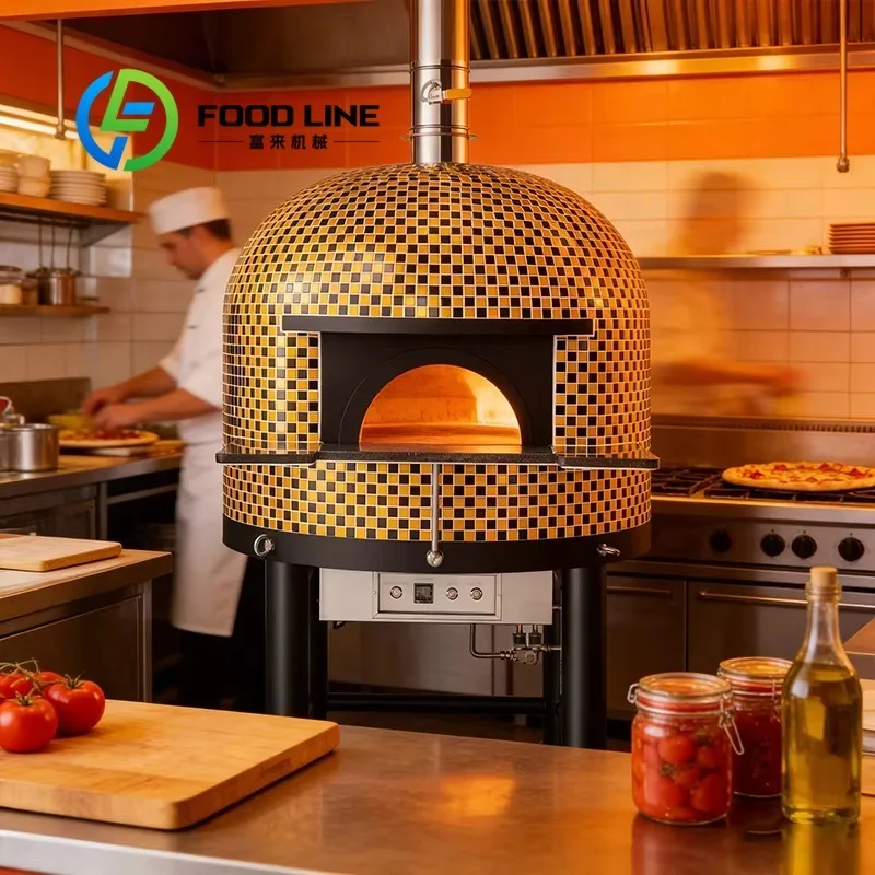 Pizza Oven Stone Floor Arched Fire Chamber High Thermal Mass Stone Retains Heat Event Venue Mobile Pizza Unit Wholesale Price