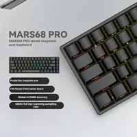 IROK Mars68 PRO interruptor magnético para juegos E-sport Teclado mecánico inalámbrico RGB batería larga accesorios de juego de intercambio en caliente personalizados