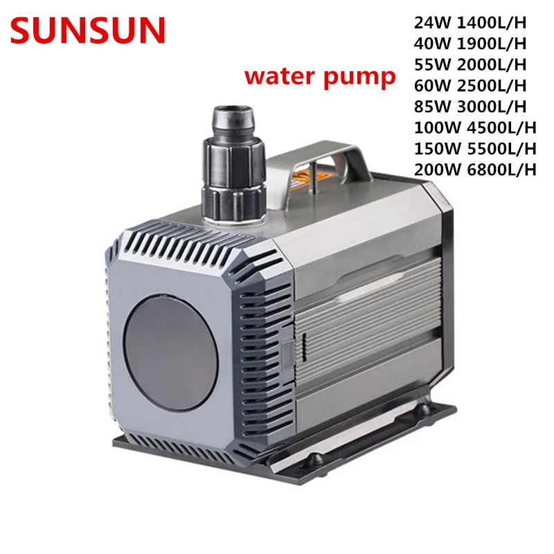 SUNSUN HQB 2000 3000  4500  5500 fish tank aquarium water pump Amphibious submersible pump  Fountain Pump Filter Fish Pond