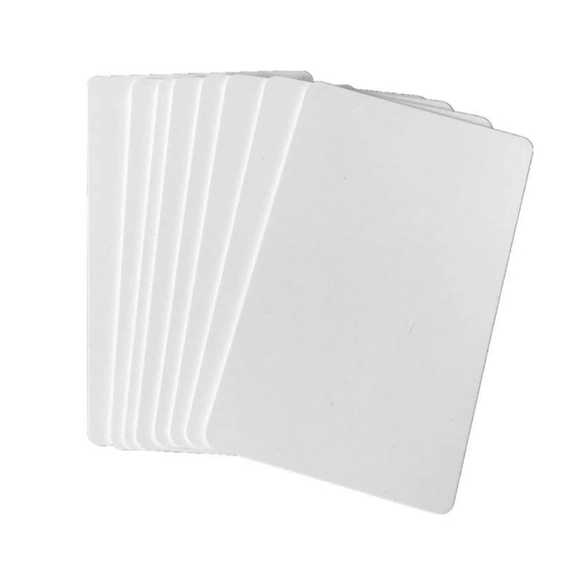 

150PCS Wholesale Printable Blank White 13.56mhz Ntag 213 Ntag 215 Smart Card NFC Business Card