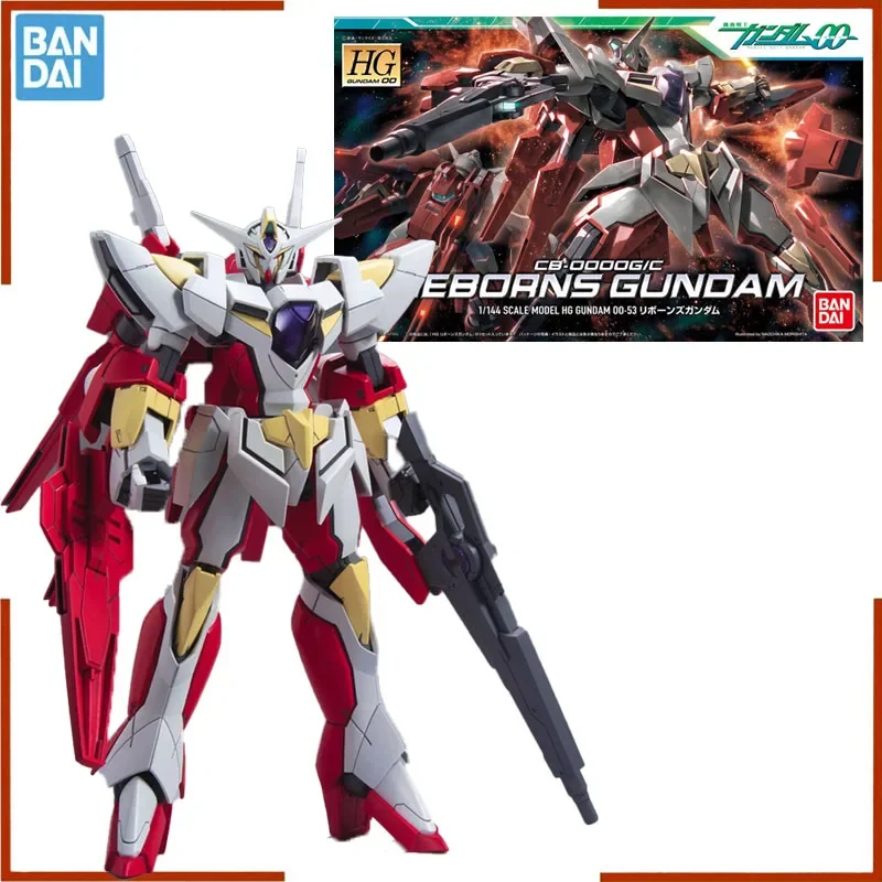 

Bandai оригинальный HG 1/144 GUNDAM аниме модель комплект CB-0000G/C REBORNS GUNDAM фигурка в сборе игрушки подарки для детей