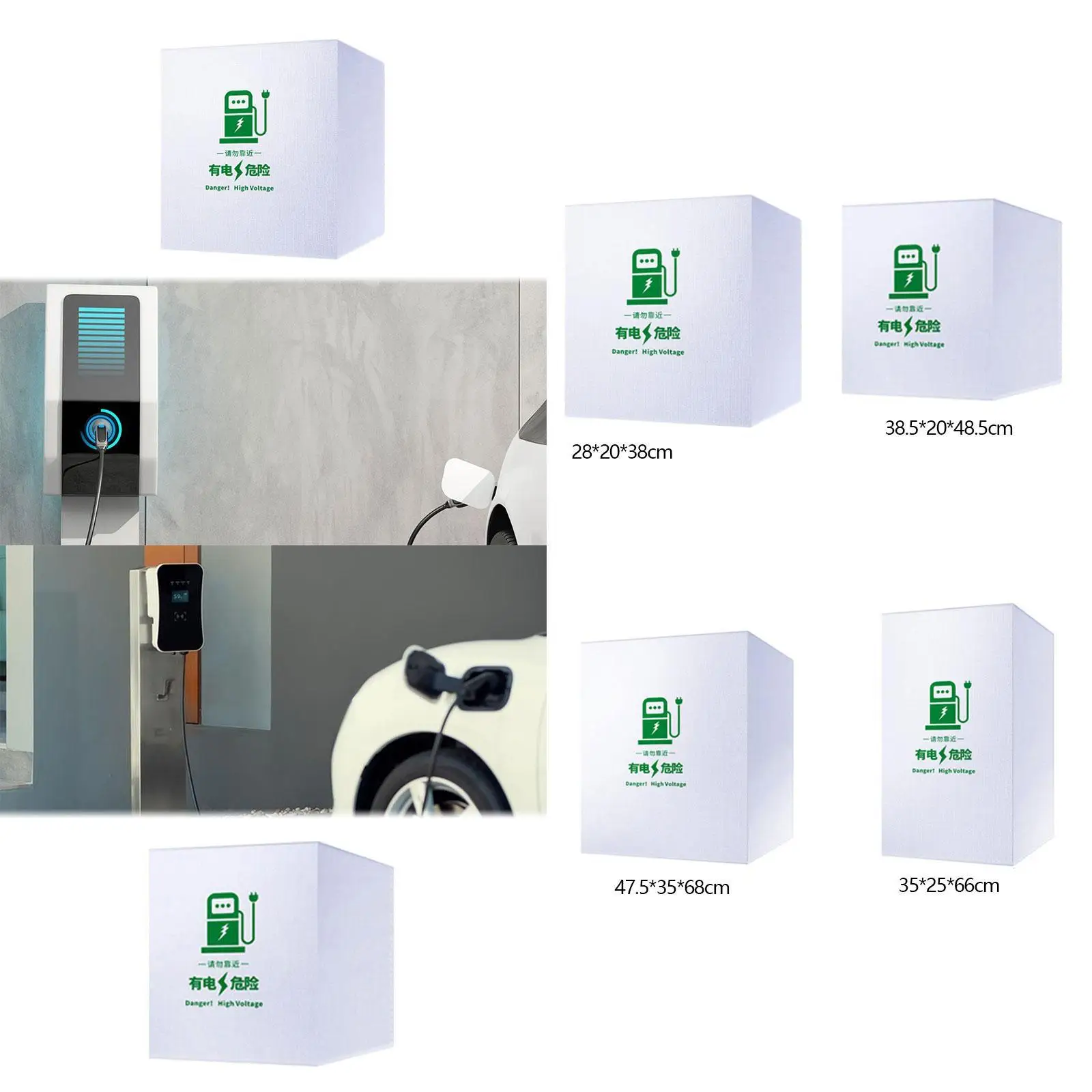 Elektrische autolader Regenhoes Accessoires Laadstationhoes Professionele stevige stofdichte elektrische opladerbeschermer
